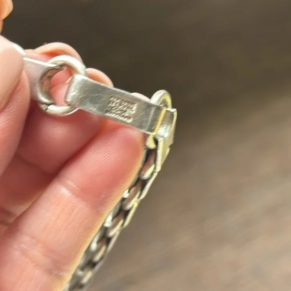 taxco San Miguel sterling silver 925 vintage Joyeria Cerroblonco link necklace - Picture 6 of 8